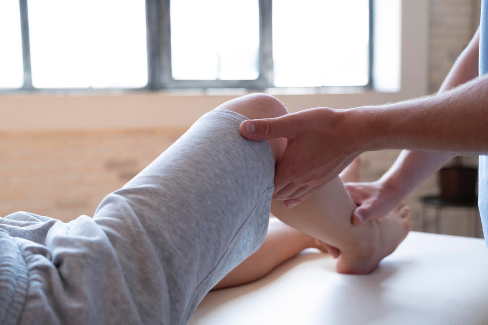 Piernas hinchadas en personas mayores